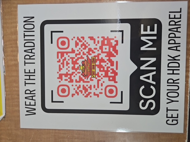 QR code for the Gus's Hot Dog King merchandise store